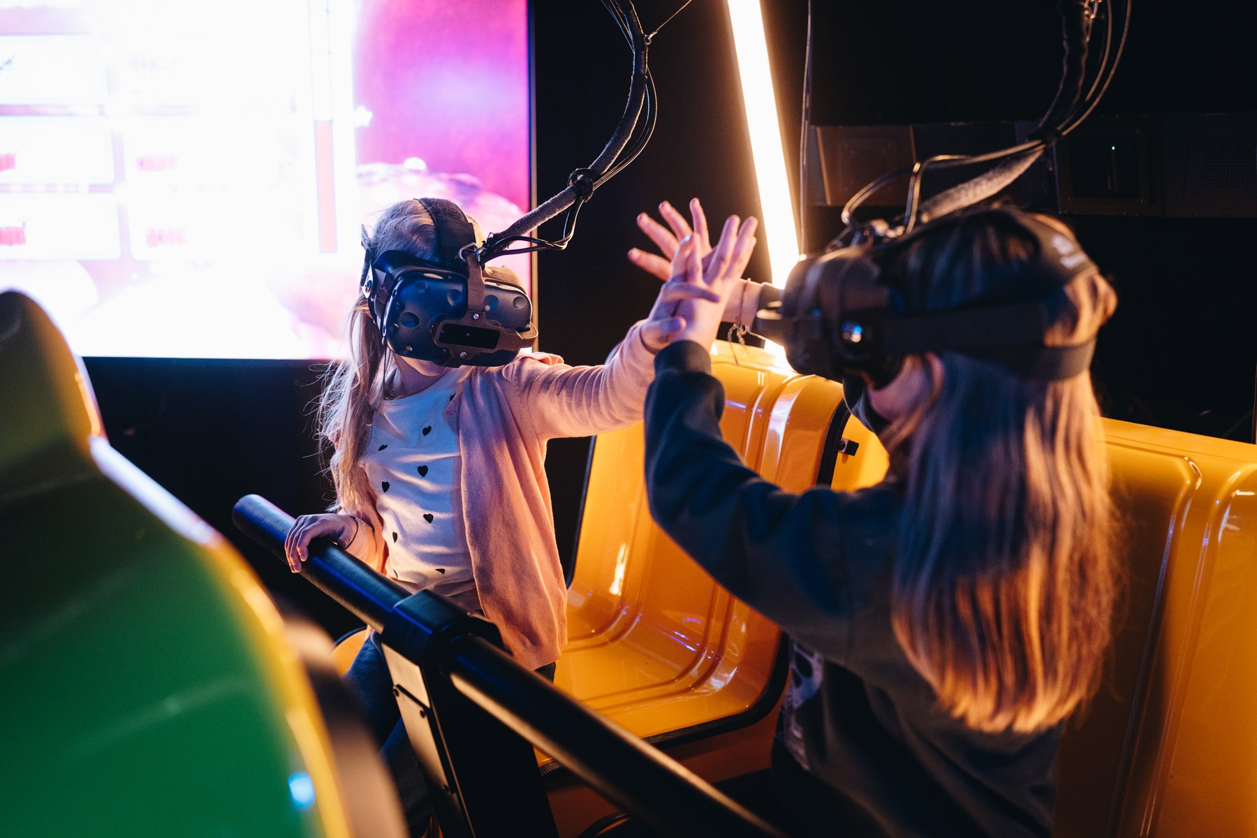 Triotech kids | A'DAM VR Kids playing Triotech | A'DAM VR